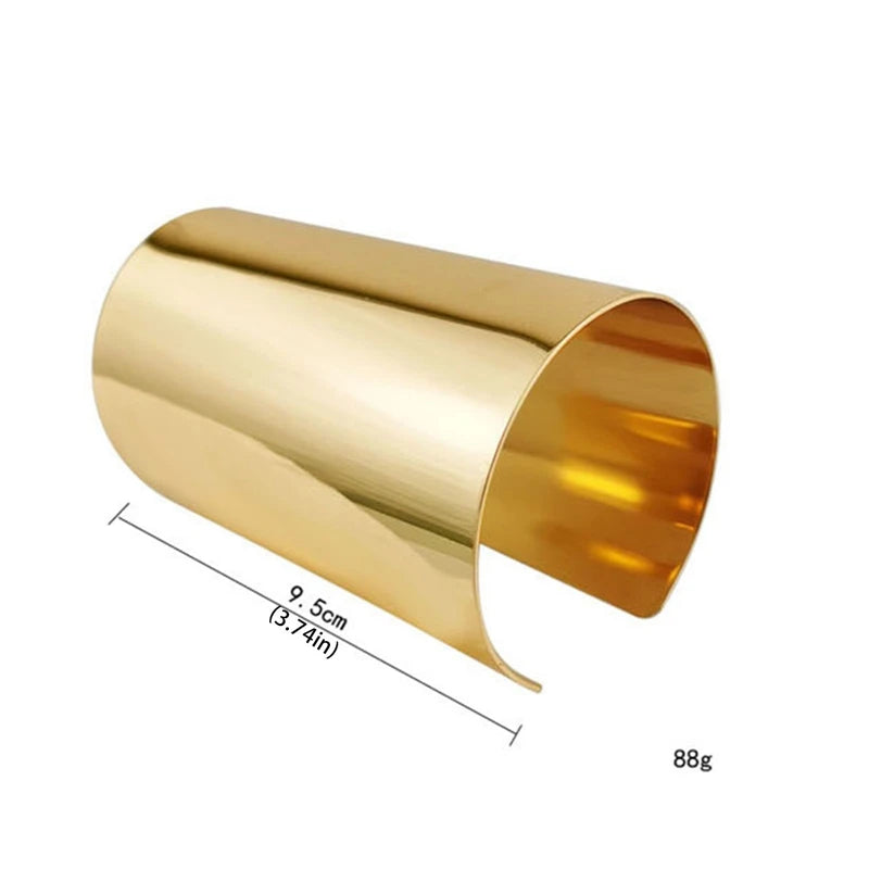 Aurora Sculpted Gold Cuff Set