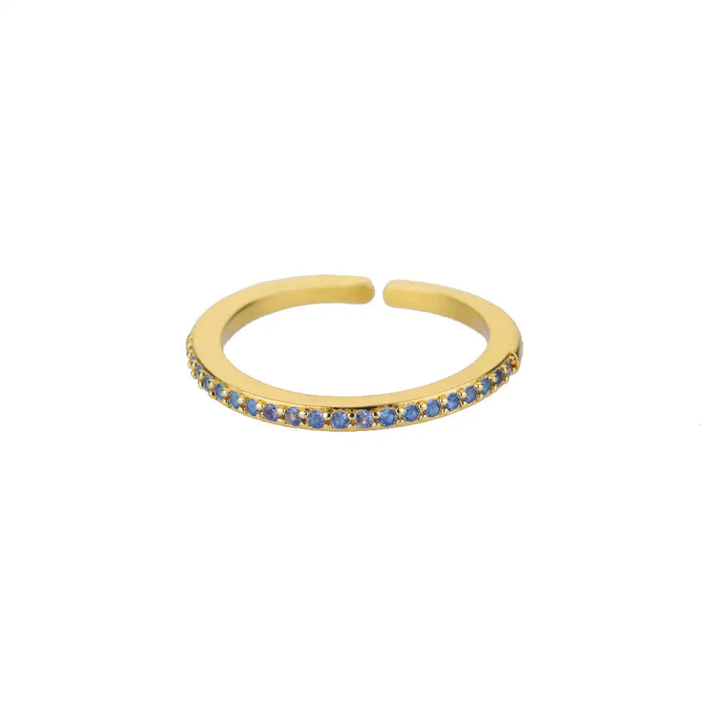 AuroraGem Adjustable Eternity Ring