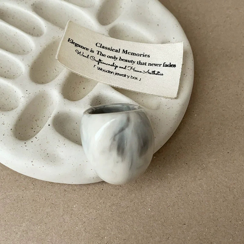 Ivory Aura Statement Ring