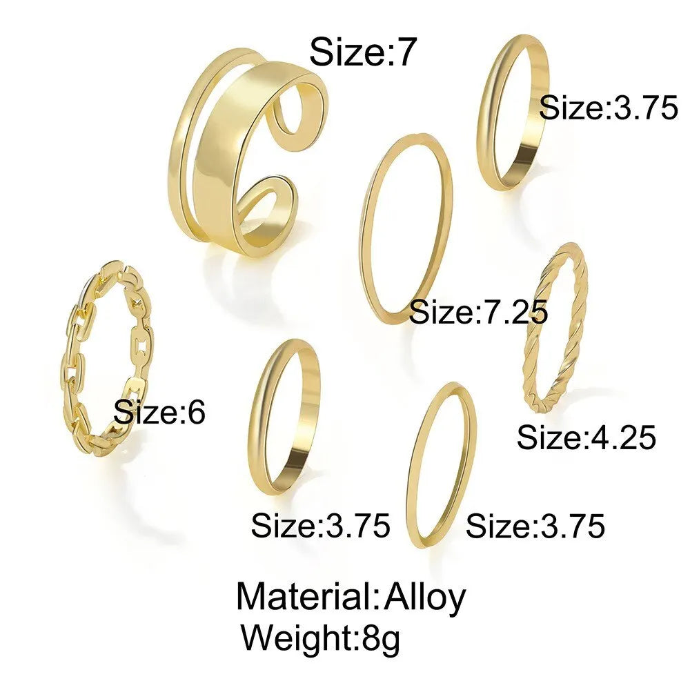 Golden Layers Minimal Ring Set