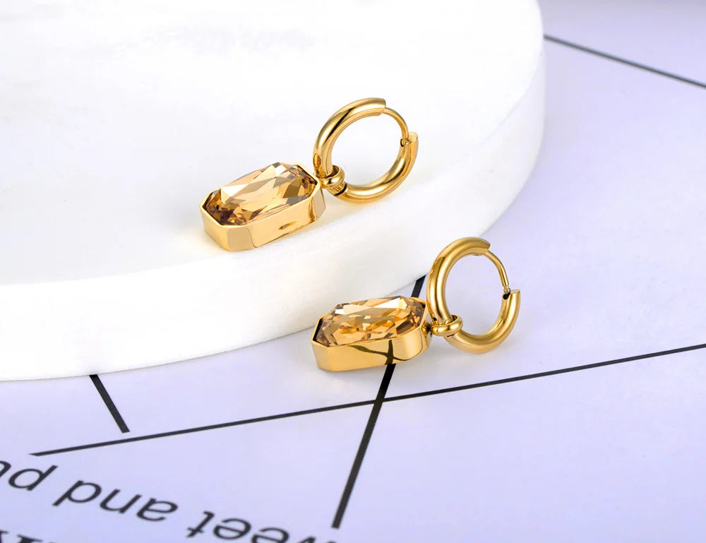 Aurora Gem Drop Earrings