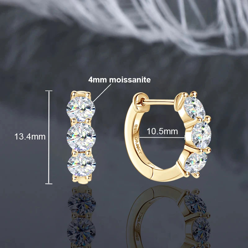 Crystal Luxe Hoop Earrings