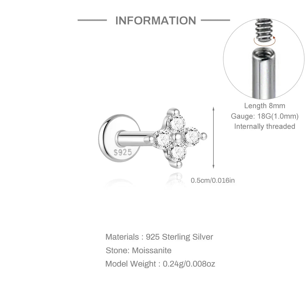 CrystalGlow Ear Set – Multi-Piercing Edition