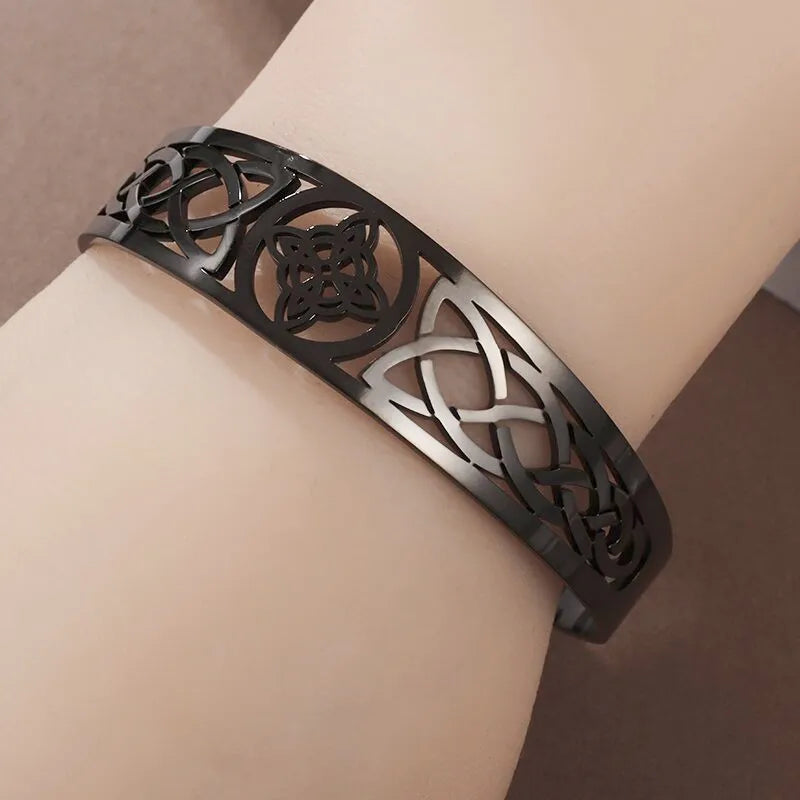 Celtic Heritage Engraved Cuff