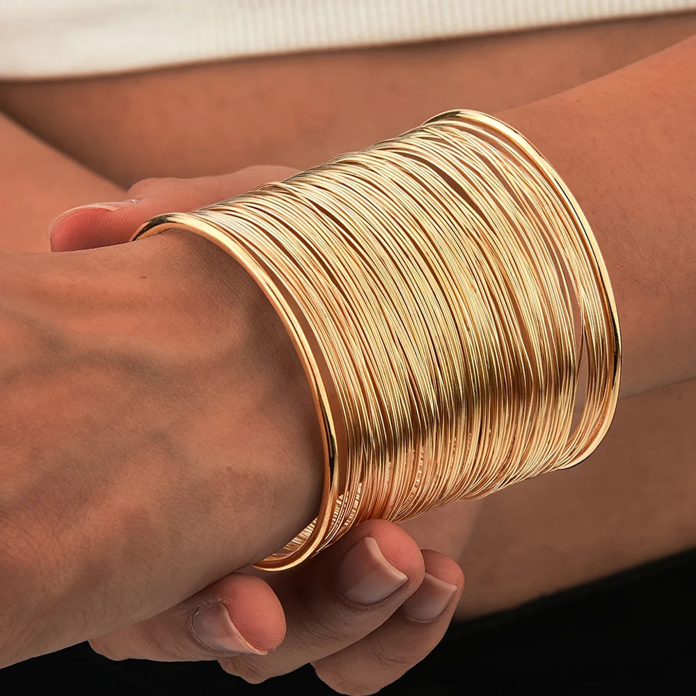 Golden Mirage Statement Cuff