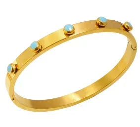 Luxe Geo Crystal Bangle