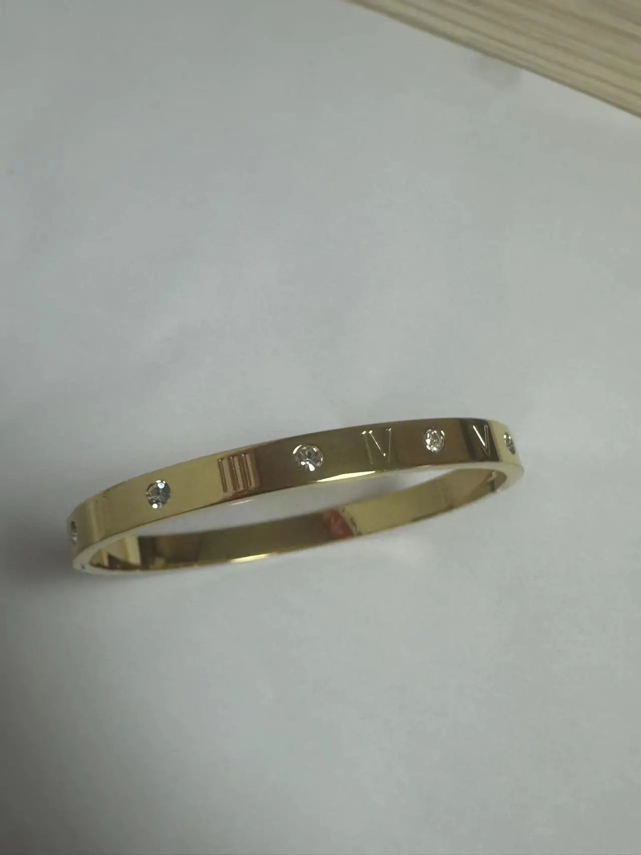 Luxe Geo Crystal Bangle