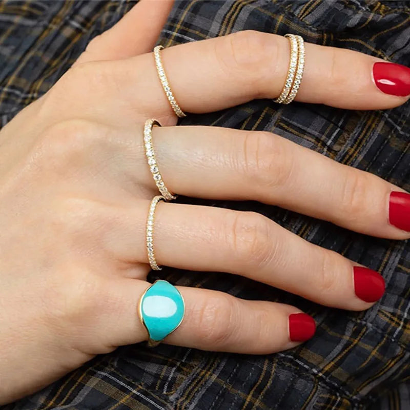 Lumière Stacking Diamond Rings