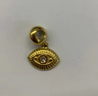 Golden Heart Charm Link Bracelet