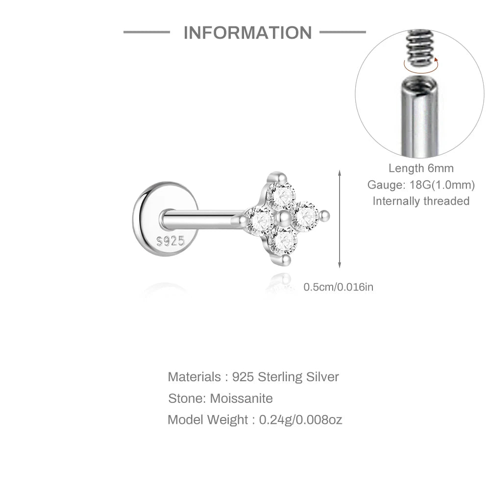 CrystalGlow Ear Set – Multi-Piercing Edition