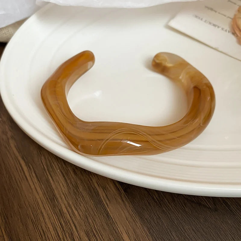 Marble Aura Open Bangle Collection