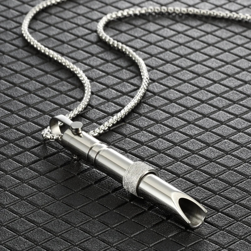 Aurora Tube Pendant Necklace