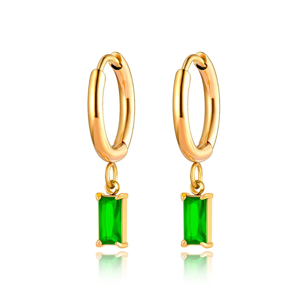 Aurora Gem Drop Earrings