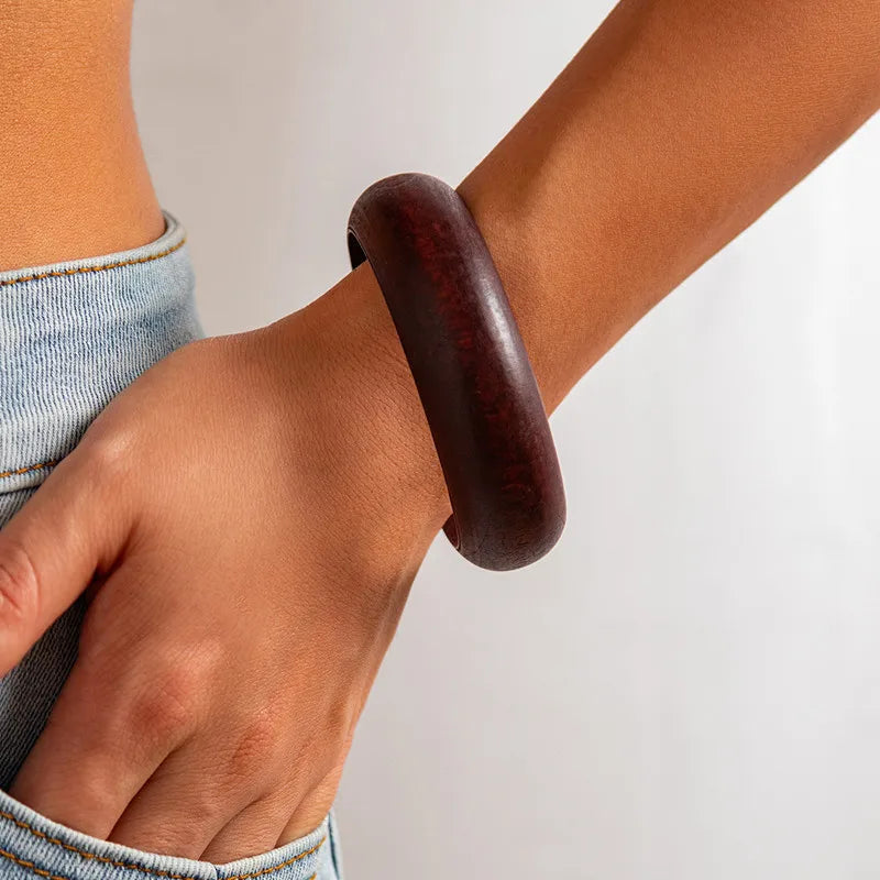 Rustic Soul Wooden Bangle Set