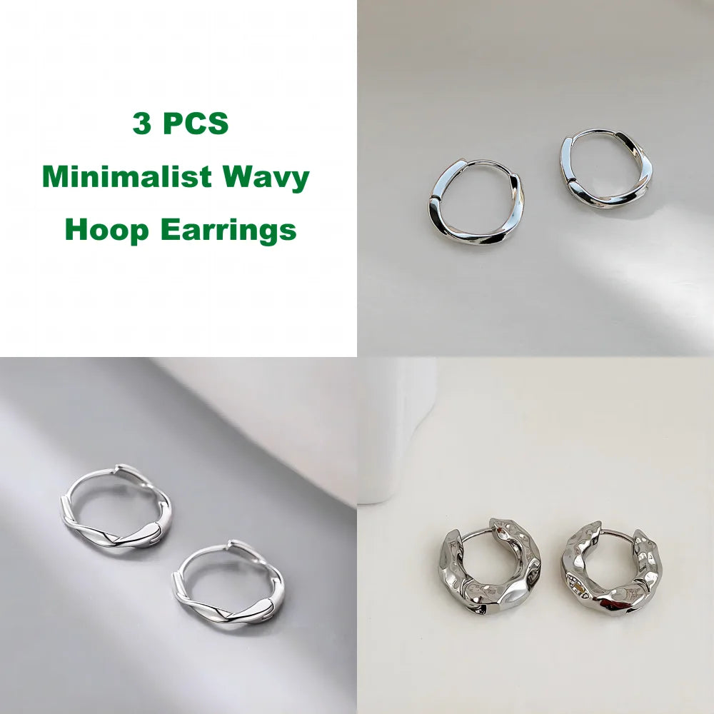 Aurora Melted Hoop Earrings