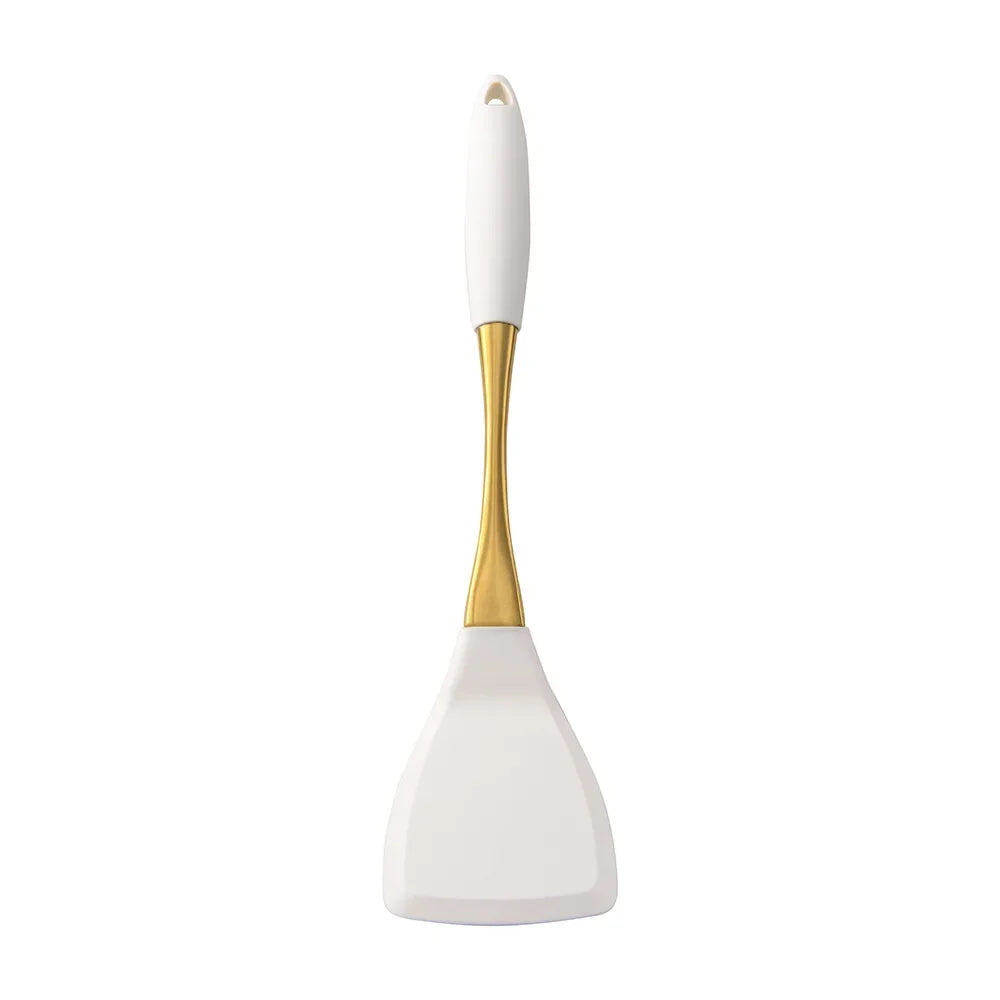 LuxeGold Silicone Kitchen Utensil Set