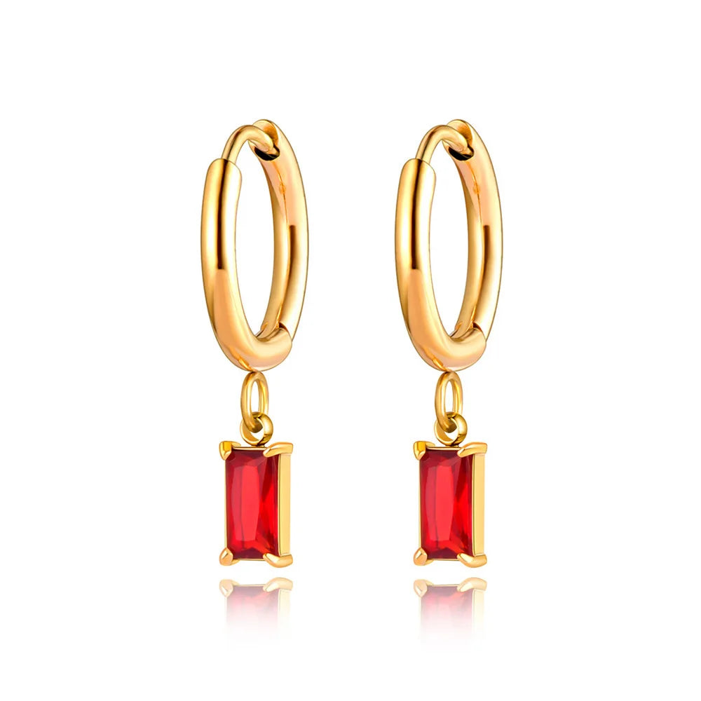 Aurora Gem Drop Earrings