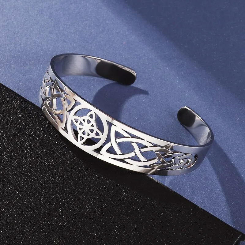 Celtic Heritage Engraved Cuff