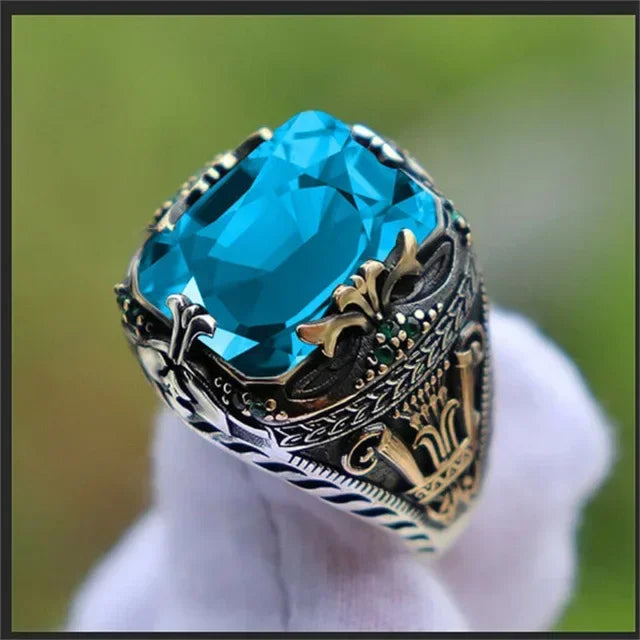 Emerald Sovereign Signet Ring