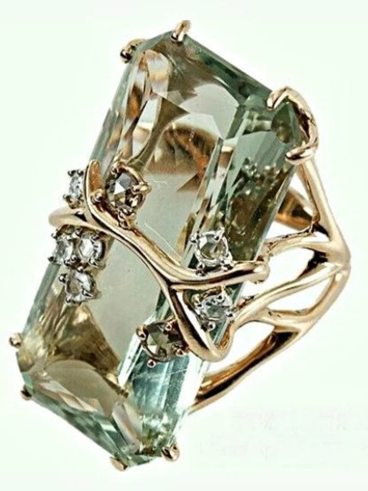 Aurora Verde Statement Ring