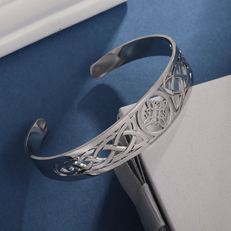 Celtic Heritage Engraved Cuff