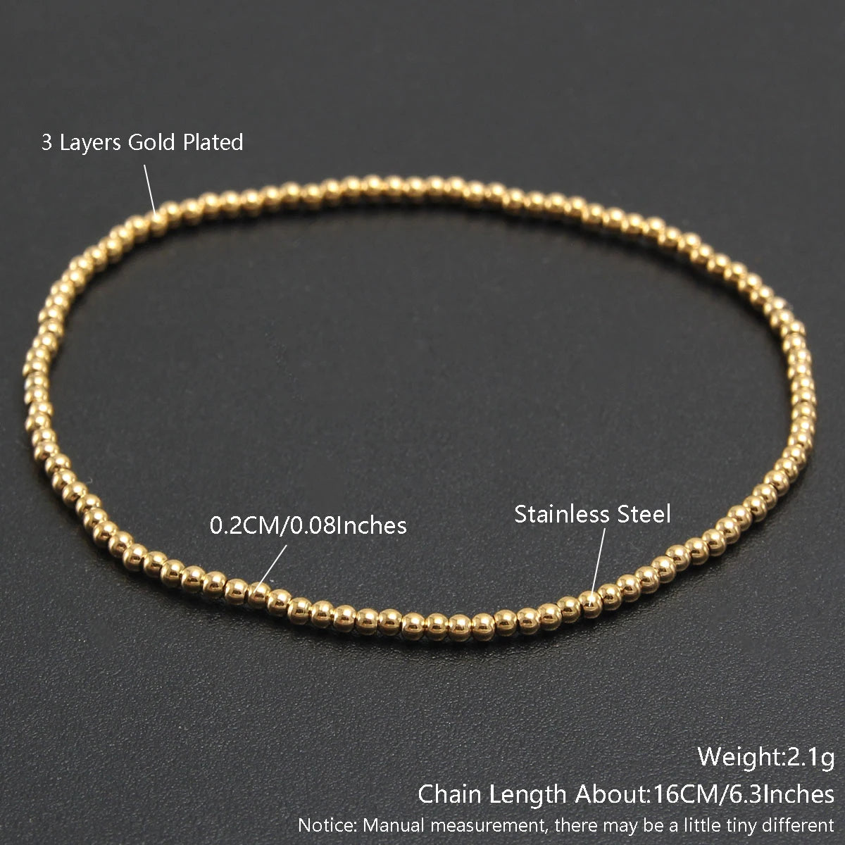 Golden Sphere Luxe Bracelet Set