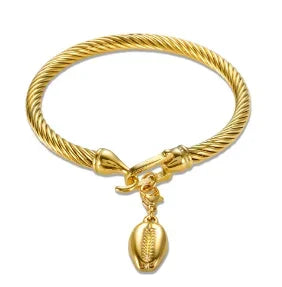 Luxe Geo Crystal Bangle