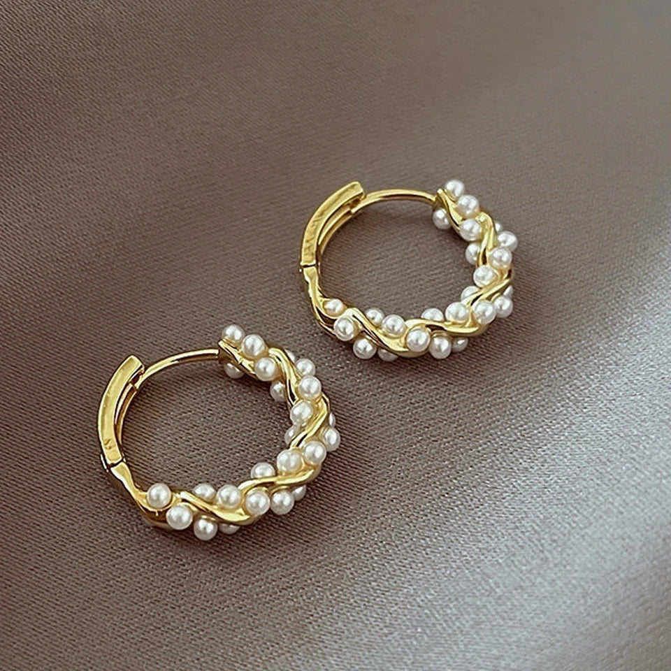 CrystalCross Luxe Hoop Earrings