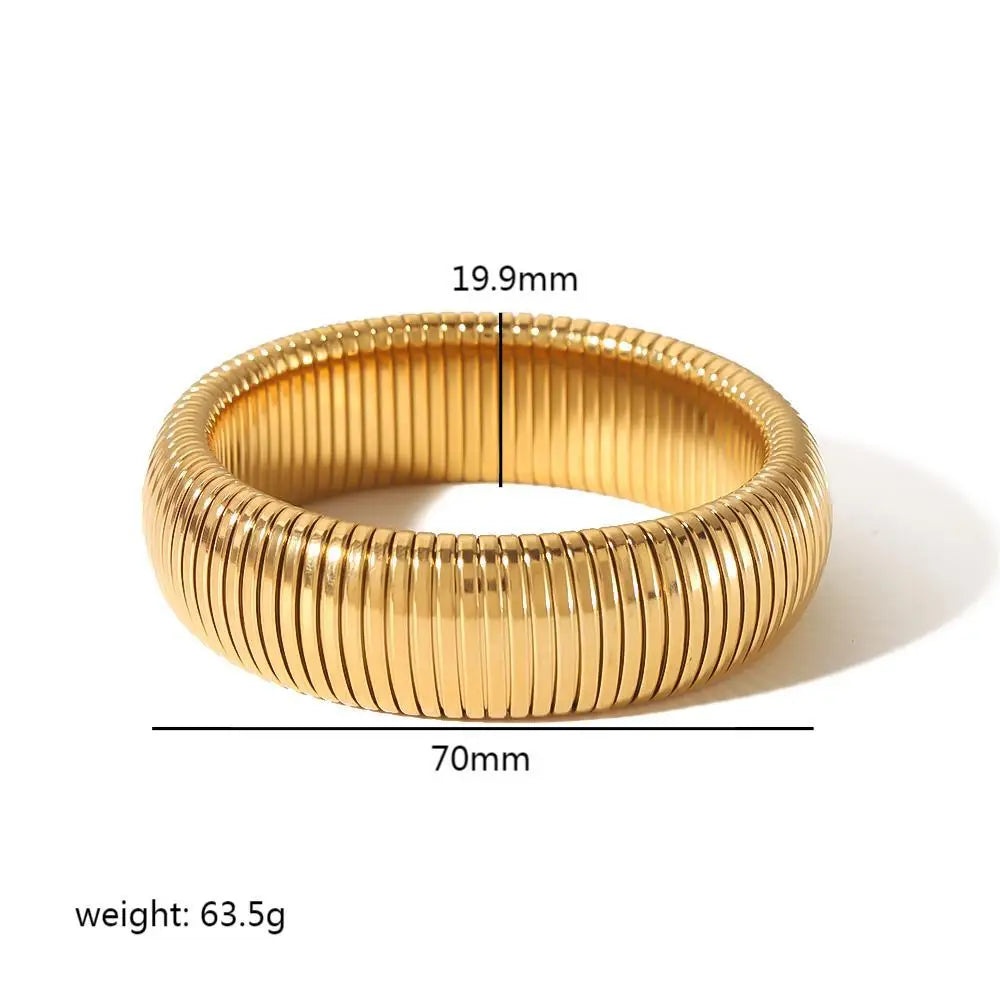 Elegance Flex Steel Bangle Set