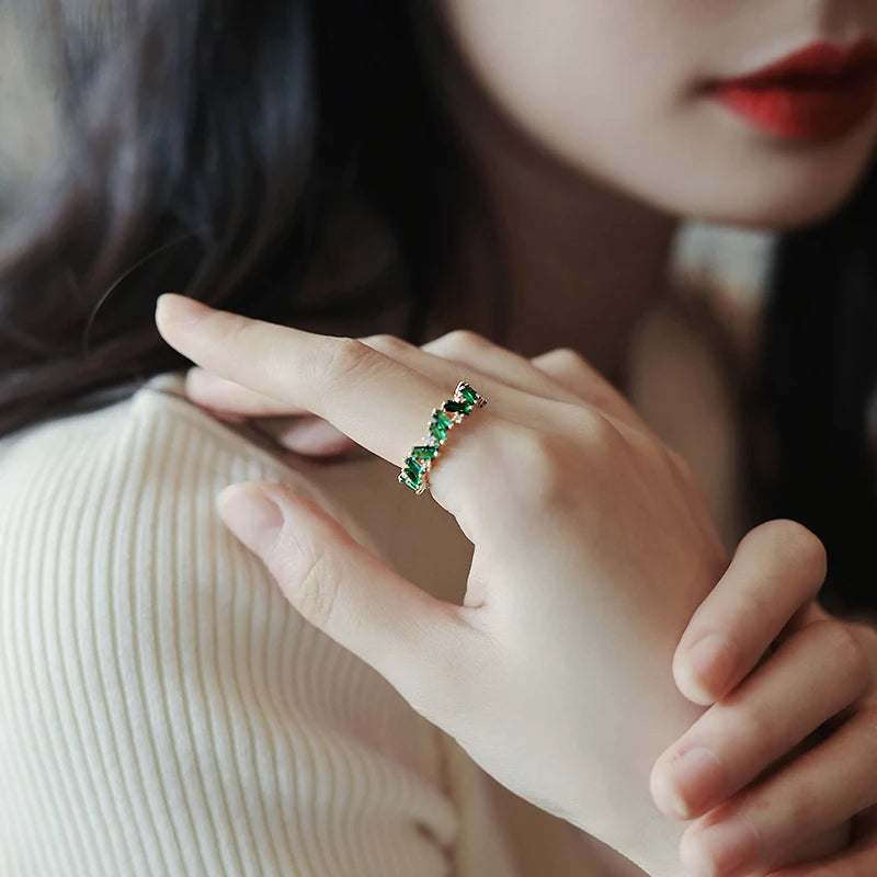 Emerald Royale Eternity Ring