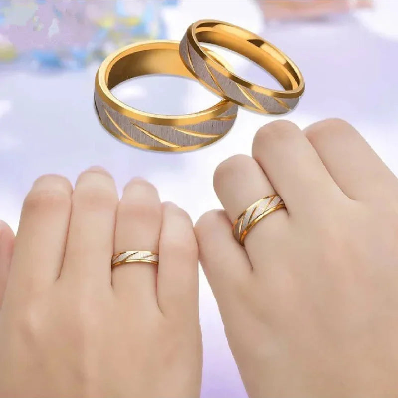 Infinity Weave Couple Rings