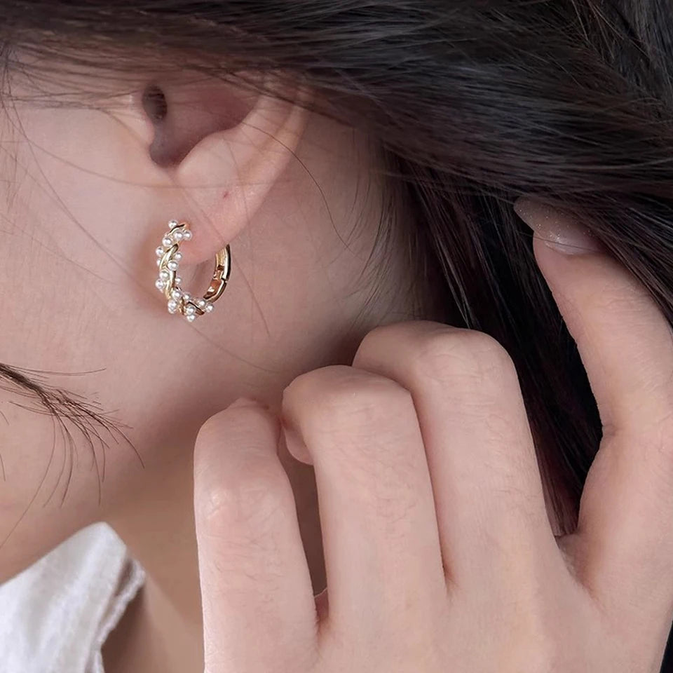 CrystalCross Luxe Hoop Earrings