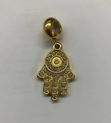 Golden Heart Charm Link Bracelet