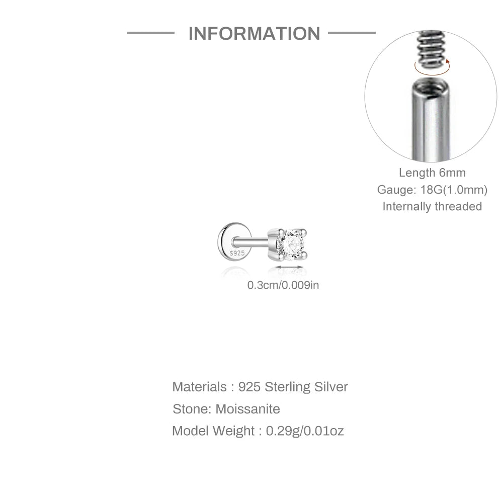 CrystalGlow Ear Set – Multi-Piercing Edition