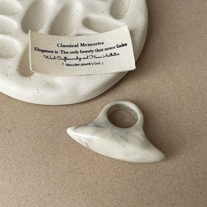 Ivory Aura Statement Ring