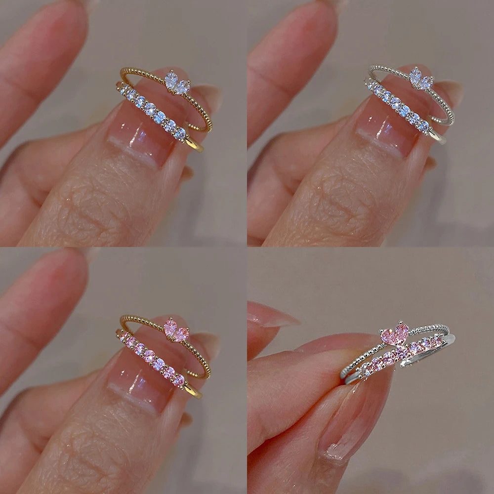 Blossom Spark Adjustable Ring