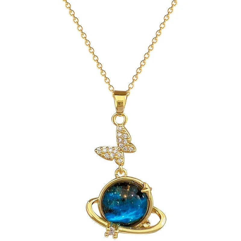 Cosmic Moonlight Duo Necklace
