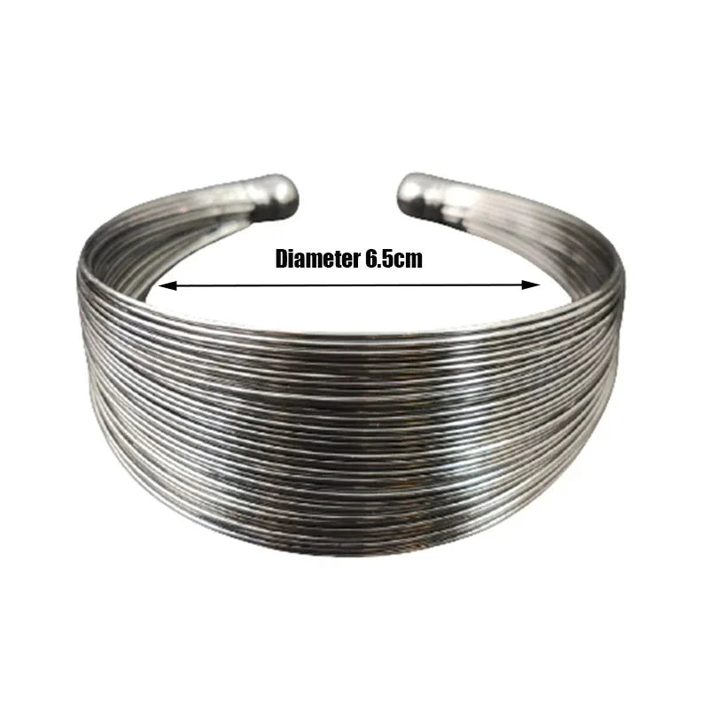 Metallic Harmony Wire Cuff