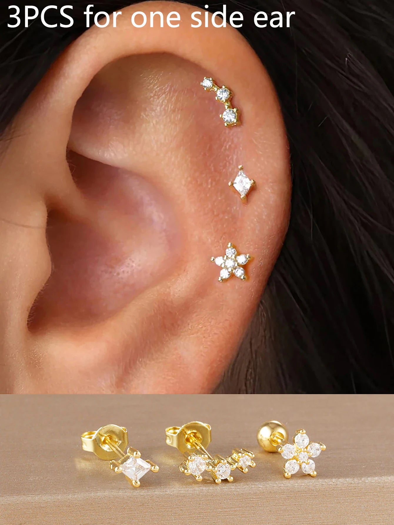 Celestial Glow Mini Stud Set