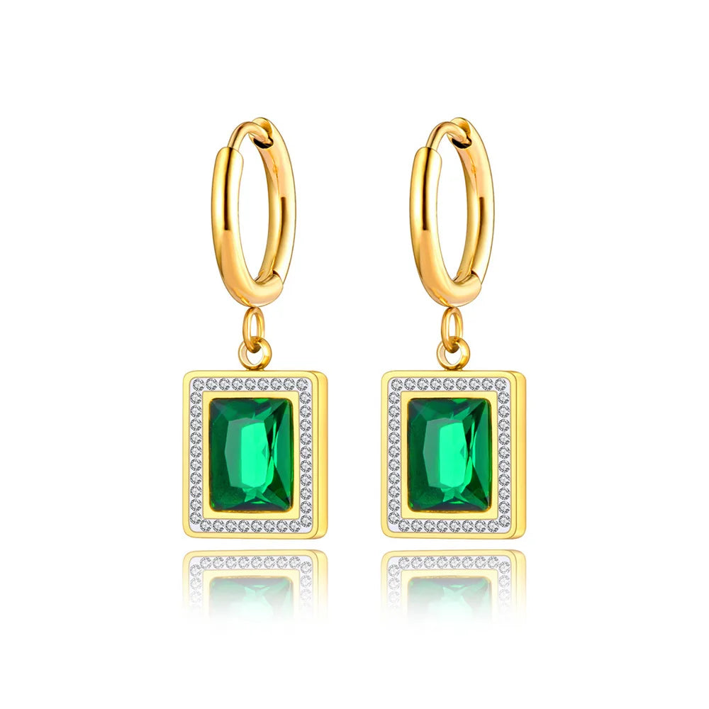 Aurora Gem Drop Earrings