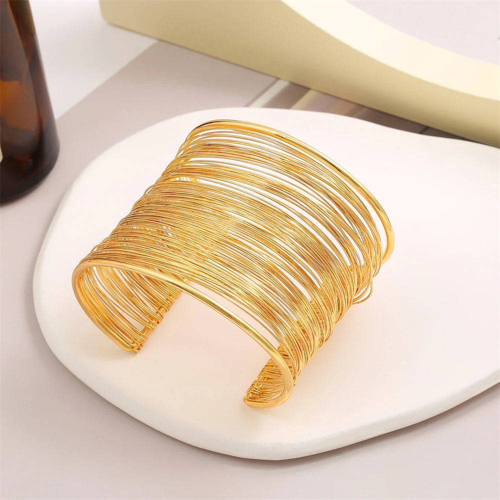 Golden Mirage Statement Cuff