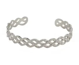 Luxe Five-Stone Crystal Bangle