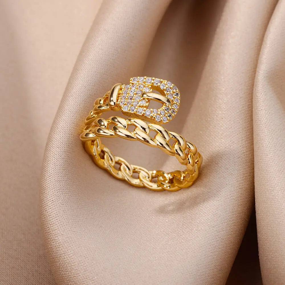 Aurora Luxe Gold Ring Collection