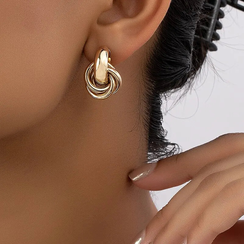 Eternal Knot Elegance Earrings