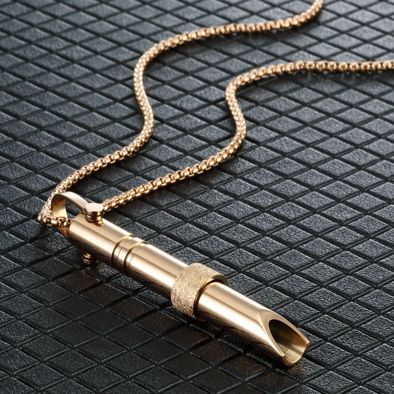 Aurora Tube Pendant Necklace