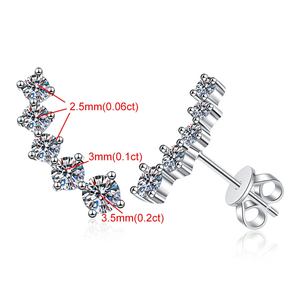 CrystalGlow Ear Set – Multi-Piercing Edition