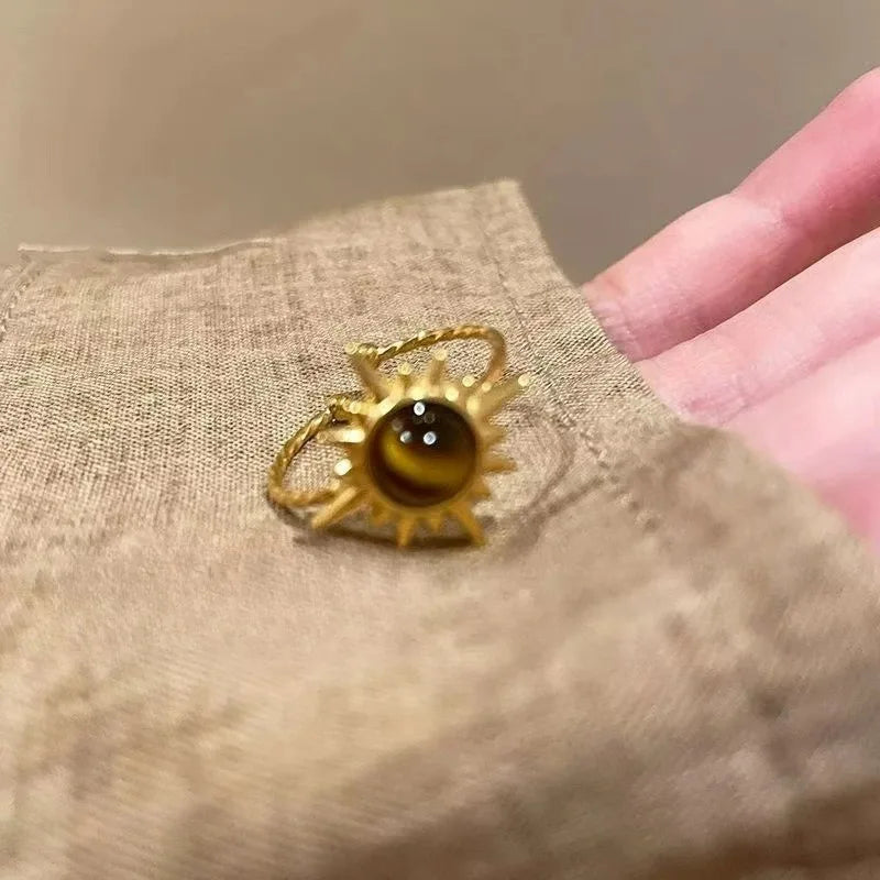 Solar Aura Adjustable Ring