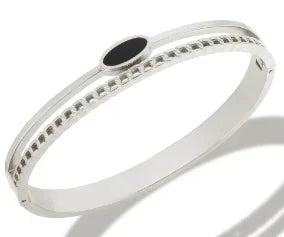 Luxe Five-Stone Crystal Bangle