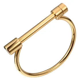 Luxe Geo Crystal Bangle