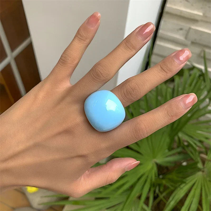 SkyBloom Statement Ring